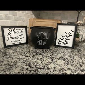 Rae Dunn cauldron Halloween bundle